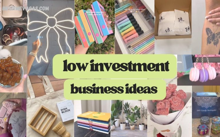 Low Investment Business Ideas